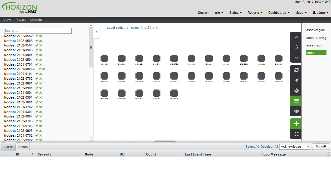 Screenshot of Nodes Layer