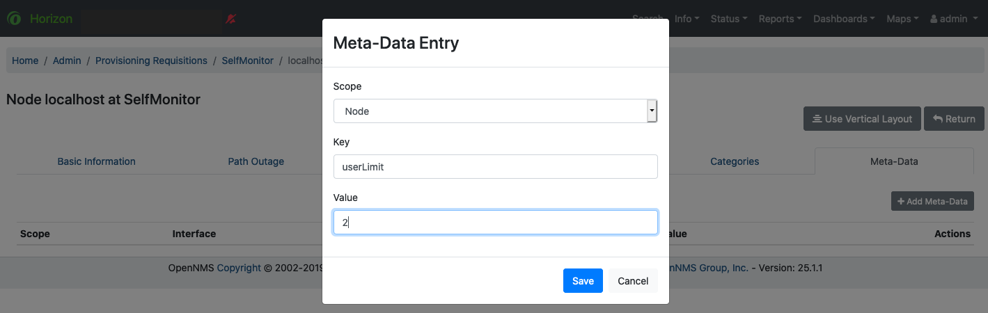 metadata add